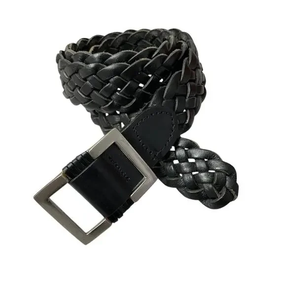 Linea Pelle | Accessories | Linea Pelle Black Woven Leather  display picture 2